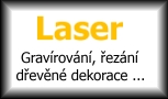 Nabídka gravírování a řezání laserem
